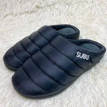 SUBU 스브 슬립온 샌들 외출용 여성용 보아 블랙