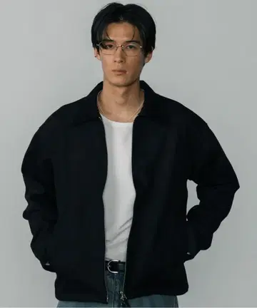 [ LURAKU ] 신세틱 스웨이드 지퍼 자켓