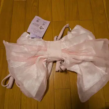 시마무라 진백 리본 숄더백