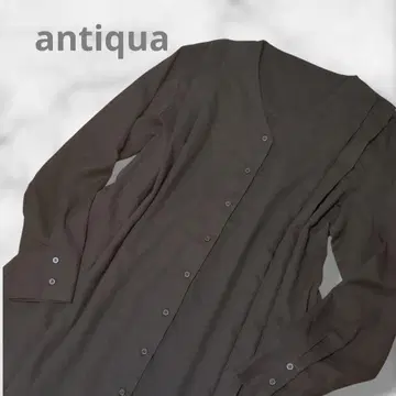 [새상품급] 안티카 인기 완판템 플리츠 원피스 블랙 V넥 버튼