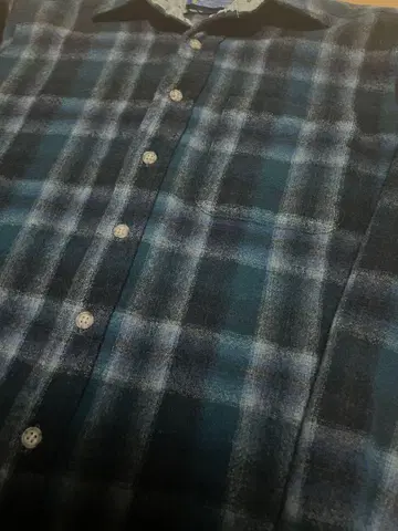 70s 좋은 배색 펜들턴 울 셔츠 Pendleton 체크 셔츠