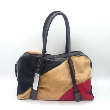 collection PRIVEE? 여성용 송치 가죽 토트백