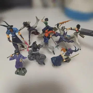 바람의 검심 스토리 이미지 피규어 9체 세트