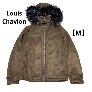 Louis Chavlon 페이크 무스탕 보아 안감 퍼 [ M ] 브라운