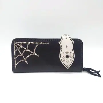 LEATHER FACTORY 스파이더 스터드 장지갑