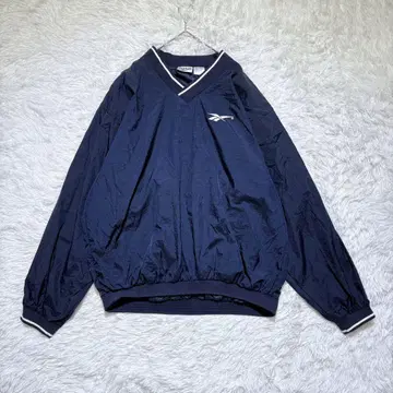 [ 리복 ] 레어 90s 나일론 풀오버 L 빅 실루엣 US