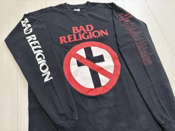 후카세 착용 BAD RELIGION long sleeve shirt 롱티