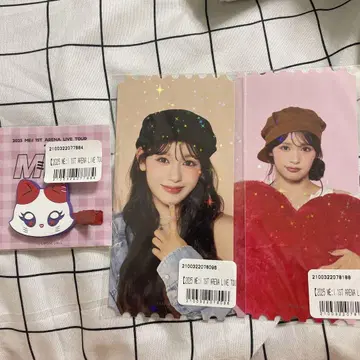 ME:I 미아이 복권 픽처 티켓 헤어 클립 이시이 란 RAN