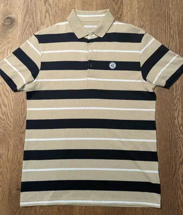 TaylorMade 스트라이프 피케 셔츠 S 사이즈