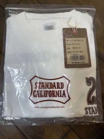 STANDARD CALIFORNIA 20주년 T셔츠 M 화이트