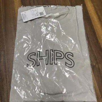 WEB 한정판 SHIPS 로고 T셔츠 그레이