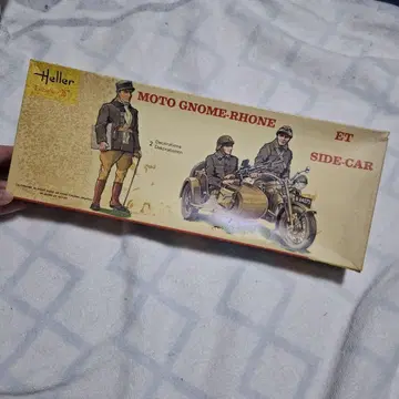 Heller Moto Gnome-Rhone et Side-Car 1/35