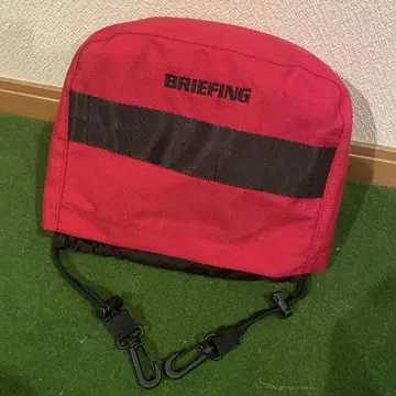 BRIEFING 아이언용 골프헤드커버 레드