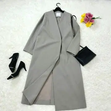 컨디션 최상 BOSCH 본딩 롱 코트 그레이 38 근년 현행 택