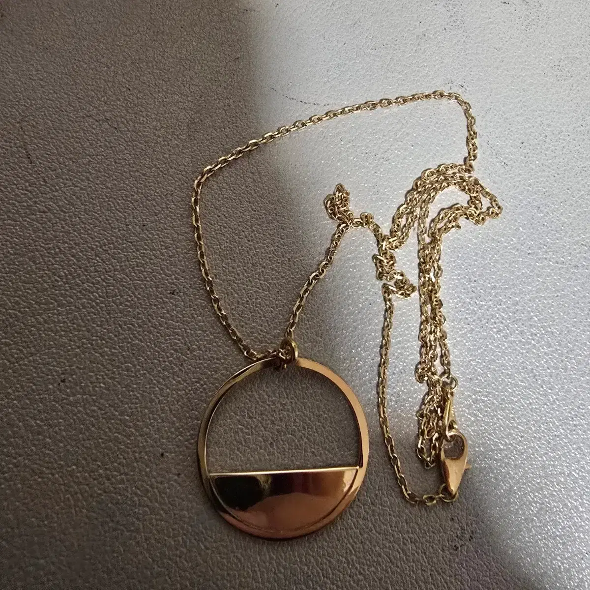 18K Pink Gold Scratch Coin Necklace #18k,#14k,#쥬얼리,#목걸이 on Bunjang Global  Site.