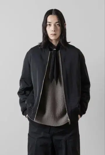 attachment 어태치먼트 24aw 나일론/코튼 트윌 MA-1