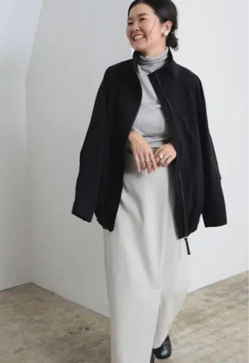 LEE x Demi-Luxe BEAMS / 오버 스탠드 블루종 M