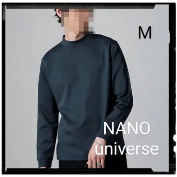 NANO universe [새상품급] 안티 스멜 모크넥 긴팔 티셔츠