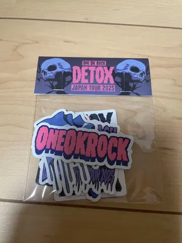 ONEOKROCK DETOX 타워 레코드 스티커 원오크록