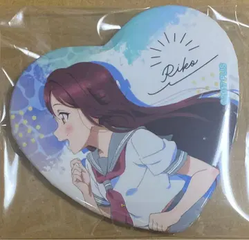 러브 라이브 Aqours 전 복권 하트 캔뱃지 사쿠라우치 리코