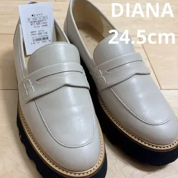 DIANA 로퍼 WD43303 ICV 24.5cm 베이지 1회 착용