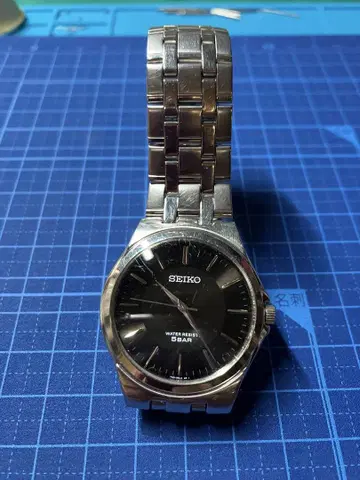 작동품 SEIKO 세이코 7N01-0DM0 5BAR 블랙 쿼츠