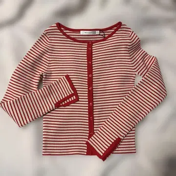 Moussy 스트라이프 가디건 상의