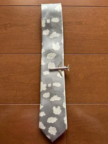 giraffe airline (구름) GRAY+비행기 넥타이핀