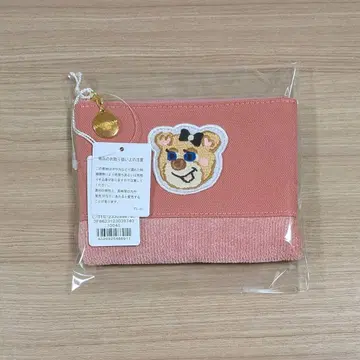 올드 테디걸 와펜 파우치 핑크