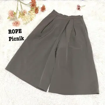 s.1406 [로페피크닉] 가우초 팬츠 지퍼 카키 S 사이즈 상당
