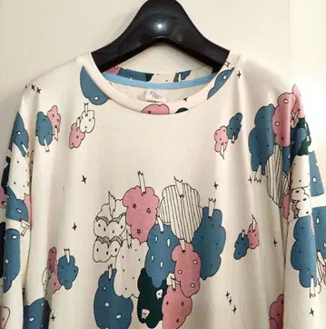 새상품급 푸두두 스무스 모리곰 프린트 원피스