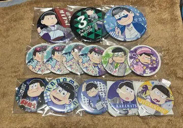 오소마츠 6쌍둥이 카라마츠, 쵸로마츠, 잇카라, 쥬시마츠 캔뱃지 세트
