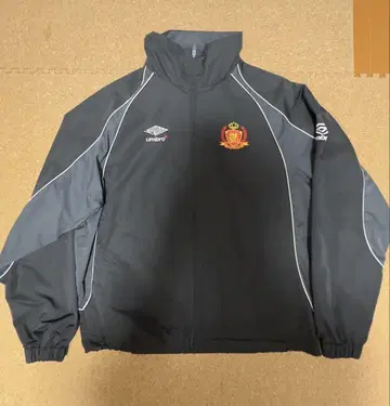 9090 x umbro emblem nylon jacket black L