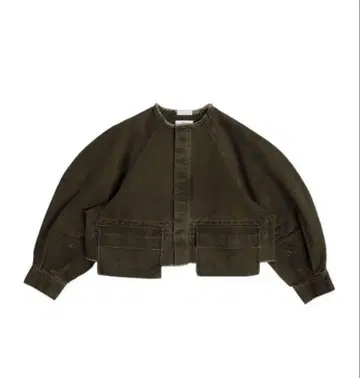 Ameri MILITARY CURVE BLOUSON 올리브