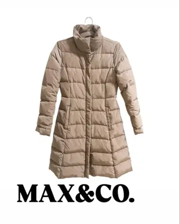 MAX&CO. 맥스앤코 스탠드넥 롱 다운 A라인