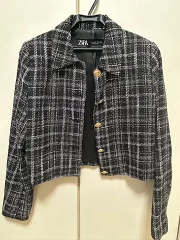 ZARA 트위드 자켓