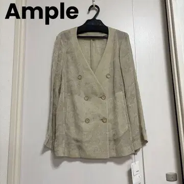 미사용 새상품 Ample 베이지 더블 브레스트 자켓 정가 25,000엔