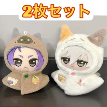 10cm 봉제 인형 의류, SD 인형, 니지파펫 고양이 2벌 세트