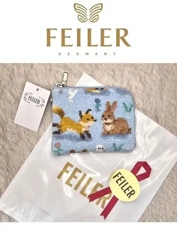 FEILER 윈터 애니멀즈 L자 미니 파우치