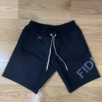 FIDES 블랙 맨투맨 숏팬츠 S