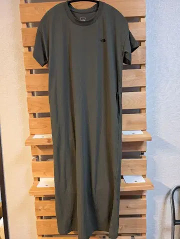 THE NORTH FACE 카키 롱 원피스 S