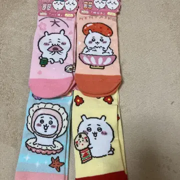 즉시 구매 환영 치이카와 지역 한정 양말 4종