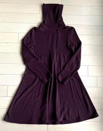HIROKO BIS 버건디 니트 원피스