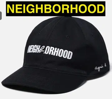 [ 미사용 새상품 ] NEIGHBORHOOD x agns b. 캡 블랙
