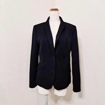 IMAGE 테일러드 자켓 블랙 오피스 포멀 스트레치 L