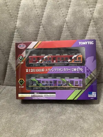 철도 컬렉션 후지큐 1000계 (에반게리온 컬러) 2량 세트