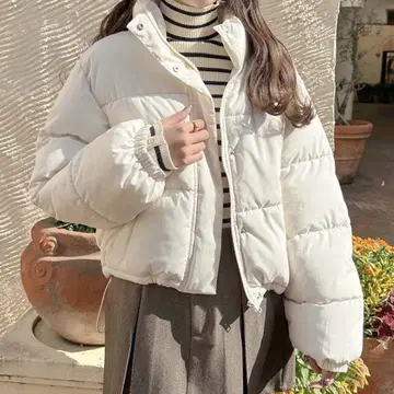 앙블르네쥬 다운 자켓 아이보리 여성용