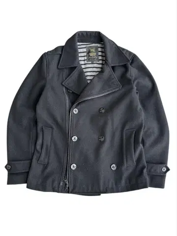 2way high neck pea coat
