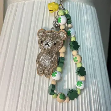 헤이세이 소녀 헤이세이 레트로 클로버 리락쿠마 스트랩 키링