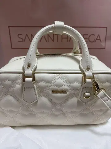 SAMANTHAVEGA 화이트 핸드백 숄더백